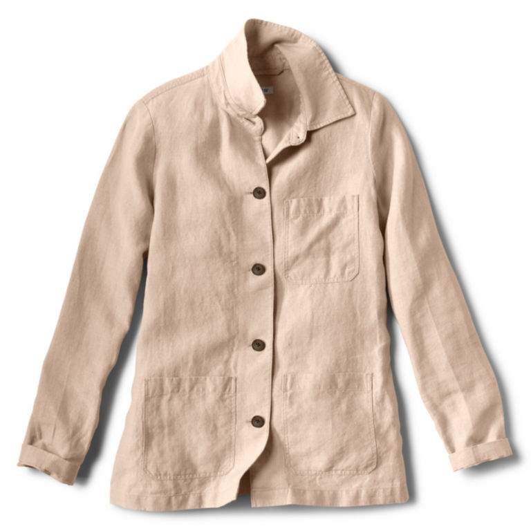 Linen Chore Jacket - FLAX image number 4