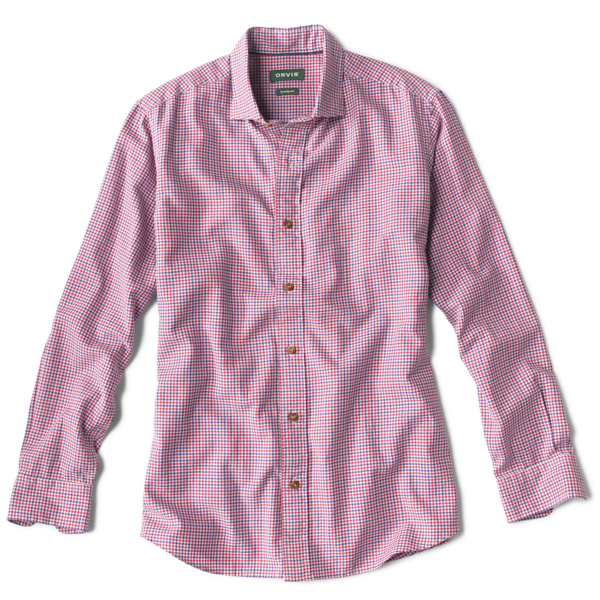 Lightweight Gabardine Long-Sleeved Shirt - image number 0