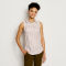 Linen-Blend Dobby Sleeveless Shirt -  image number 0