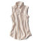 Linen-Blend Dobby Sleeveless Shirt -  image number 5