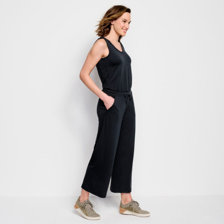 Two-Mile Relaxed Fit Jumpsuit - BLACK image number 1
