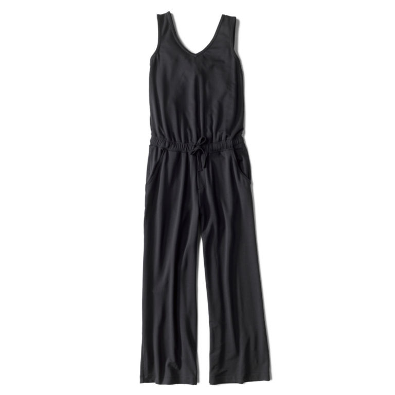 Two-Mile Relaxed Fit Jumpsuit - BLACK image number 4