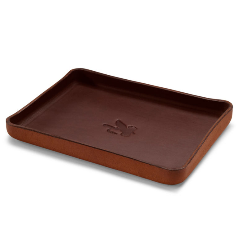 Leather Desktop Tray with Fly -  image number 0
