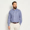 No-Work, Work Long-Sleeved Hidden Button-Down Shirt - NAVY/RIVER DELTA image number 1