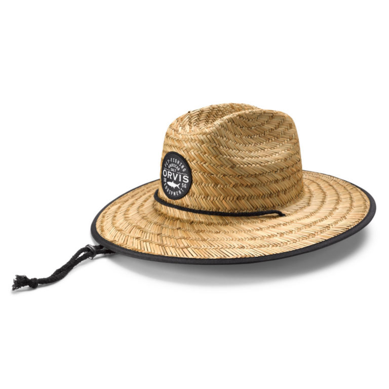 Saltwater Straw Hat - BLACK image number 0