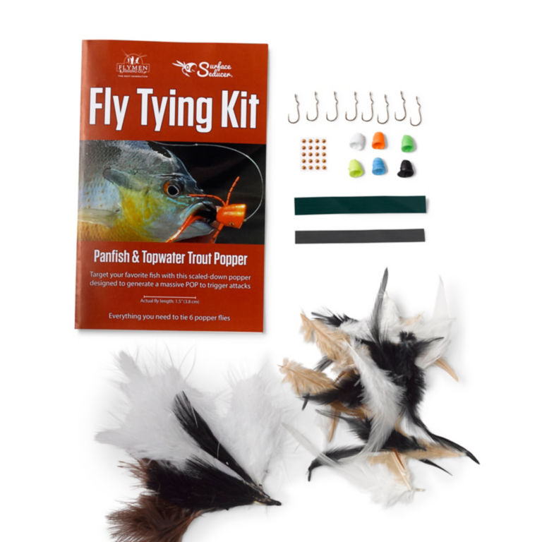 Surface Seducer Panfish & Topwater Trout Popper Fly-Tying Kit -  image number 0