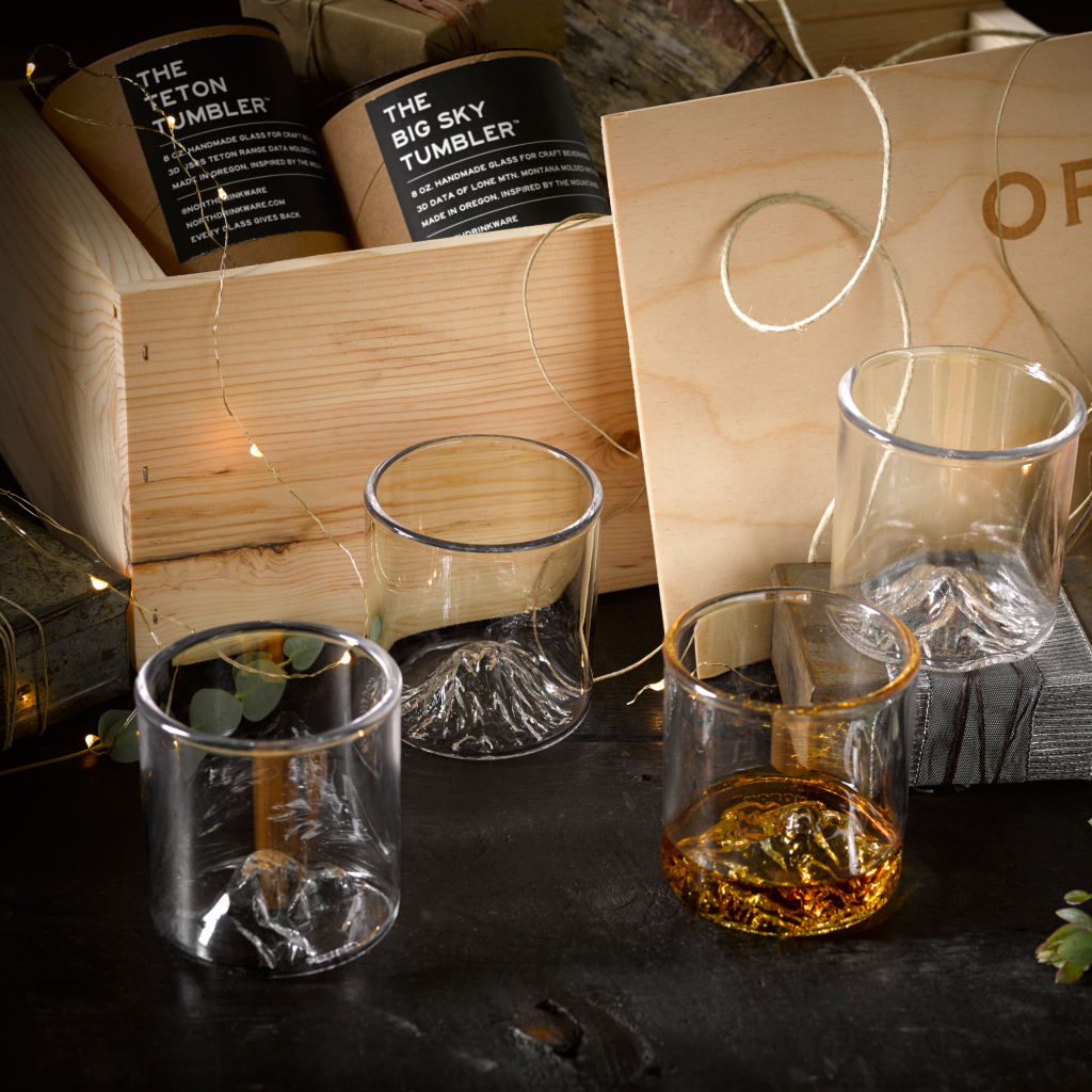 North Drinkware Mountain Whiskey Tumblers -  image number 2
