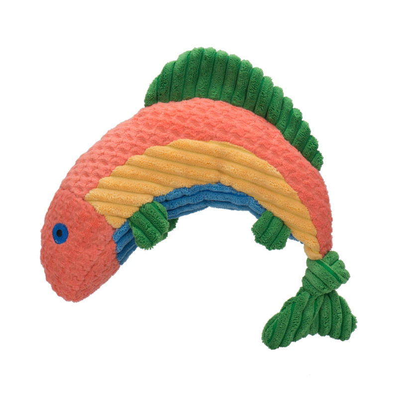 Mini Animal Squeaky Toys - RAINBOW TROUT image number 0