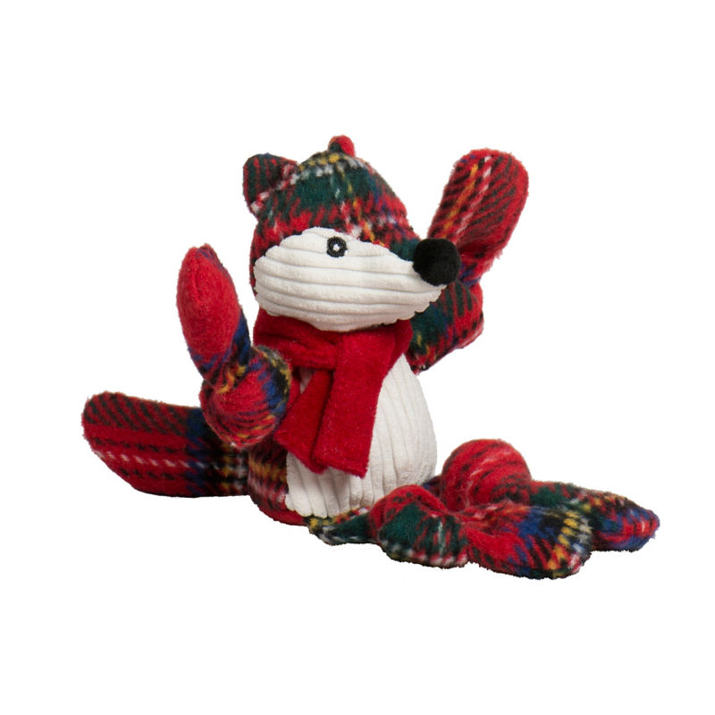 Mini Animal Squeaky Toys - FESTIVE FOX image number 1