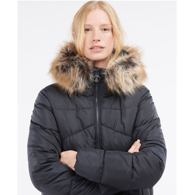 barbour jacket with fur hood