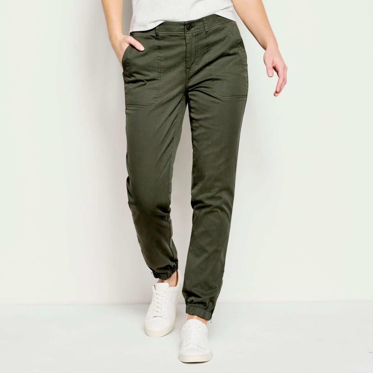 Everyday Chino Natural Fit Joggers - JUNIPERimage number 0