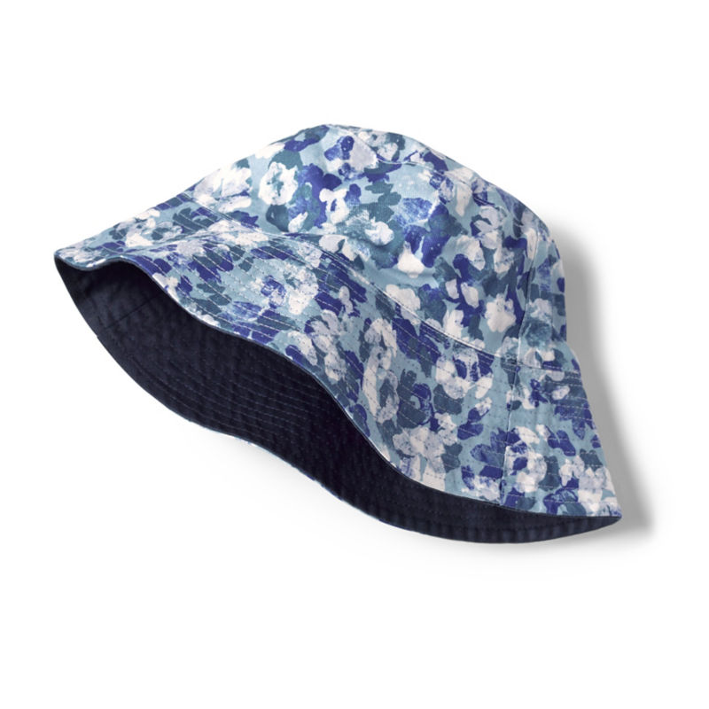 Reversible Bucket Hat - BLUE/WATERCOLOR image number 1