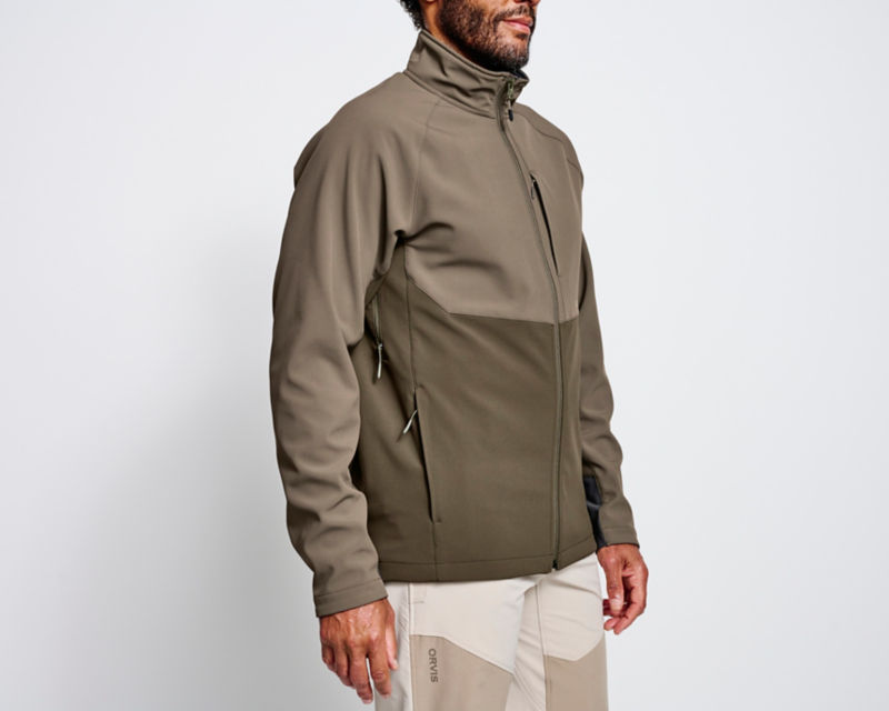 Men&rsquo;s PRO Upland Softshell Jacket - BLAZE/CEDAR image number 5