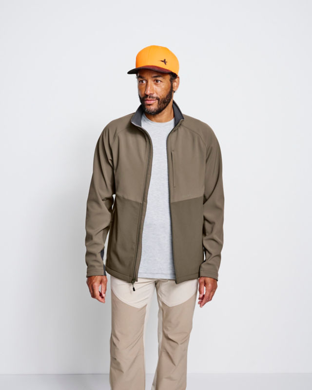 Men&rsquo;s PRO Upland Softshell Jacket - BLAZE/CEDAR image number 7