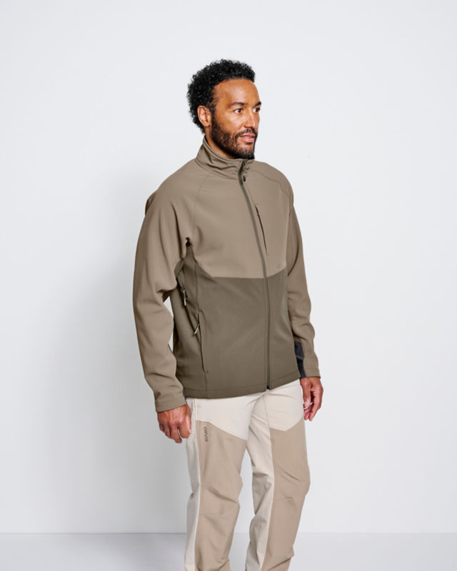 Men&rsquo;s PRO Upland Softshell Jacket - BLAZE/CEDAR image number 6