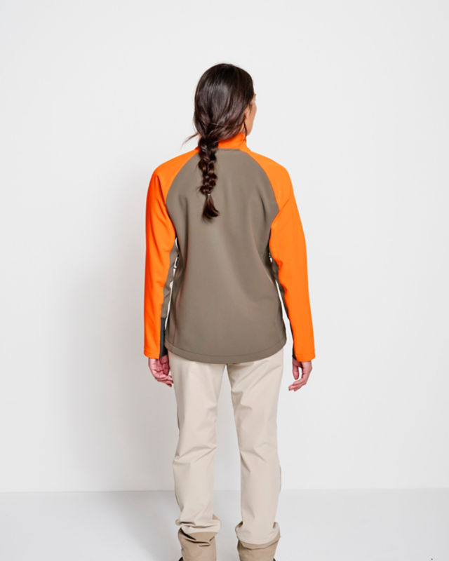 Women&rsquo;s PRO Upland Softshell Jacket - BLAZE/CEDAR image number 4