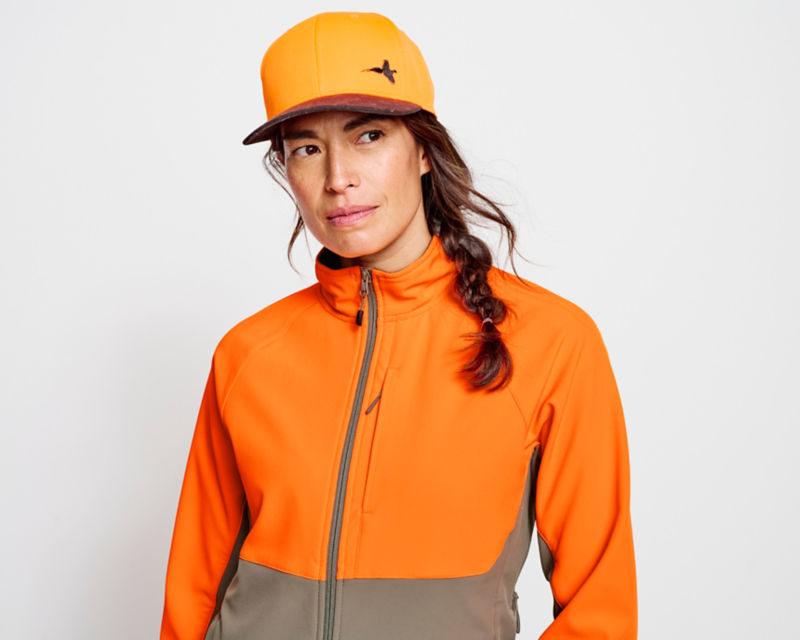 Women&rsquo;s PRO Upland Softshell Jacket - BLAZE/CEDAR image number 6