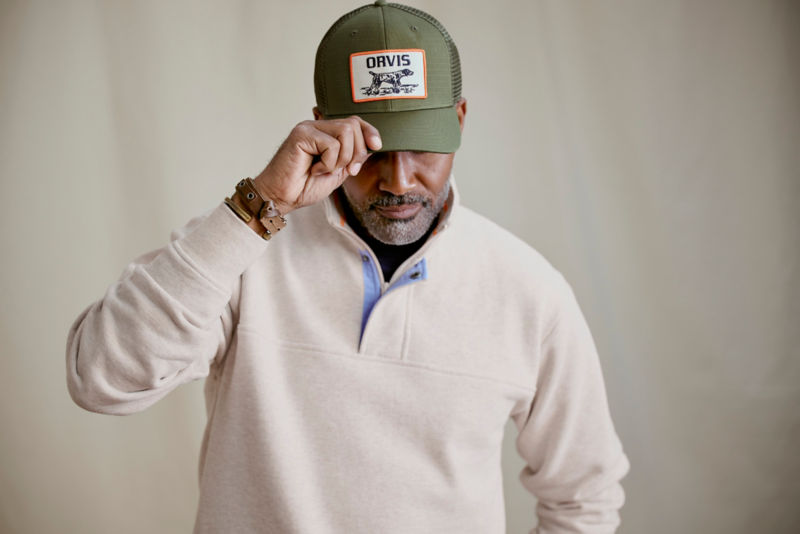 Signature 1/4-Zip Sweatshirt - MUSHROOM image number 2