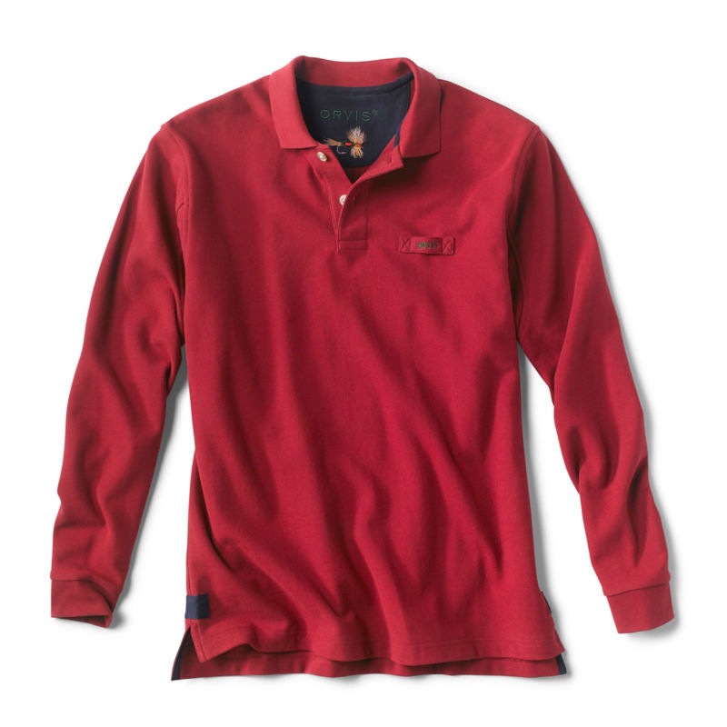 The Orvis Signature Long-Sleeved Polo Shirt | Orvis