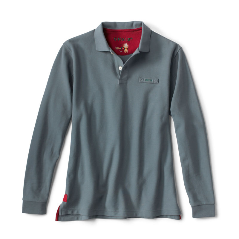 The Orvis Signature Long-Sleeved Polo Shirt | Orvis