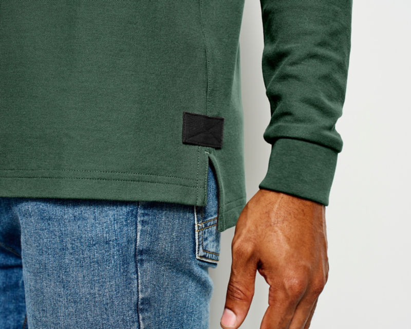 Orvis Signature Long-Sleeve Polo - DARK PINE image number 5