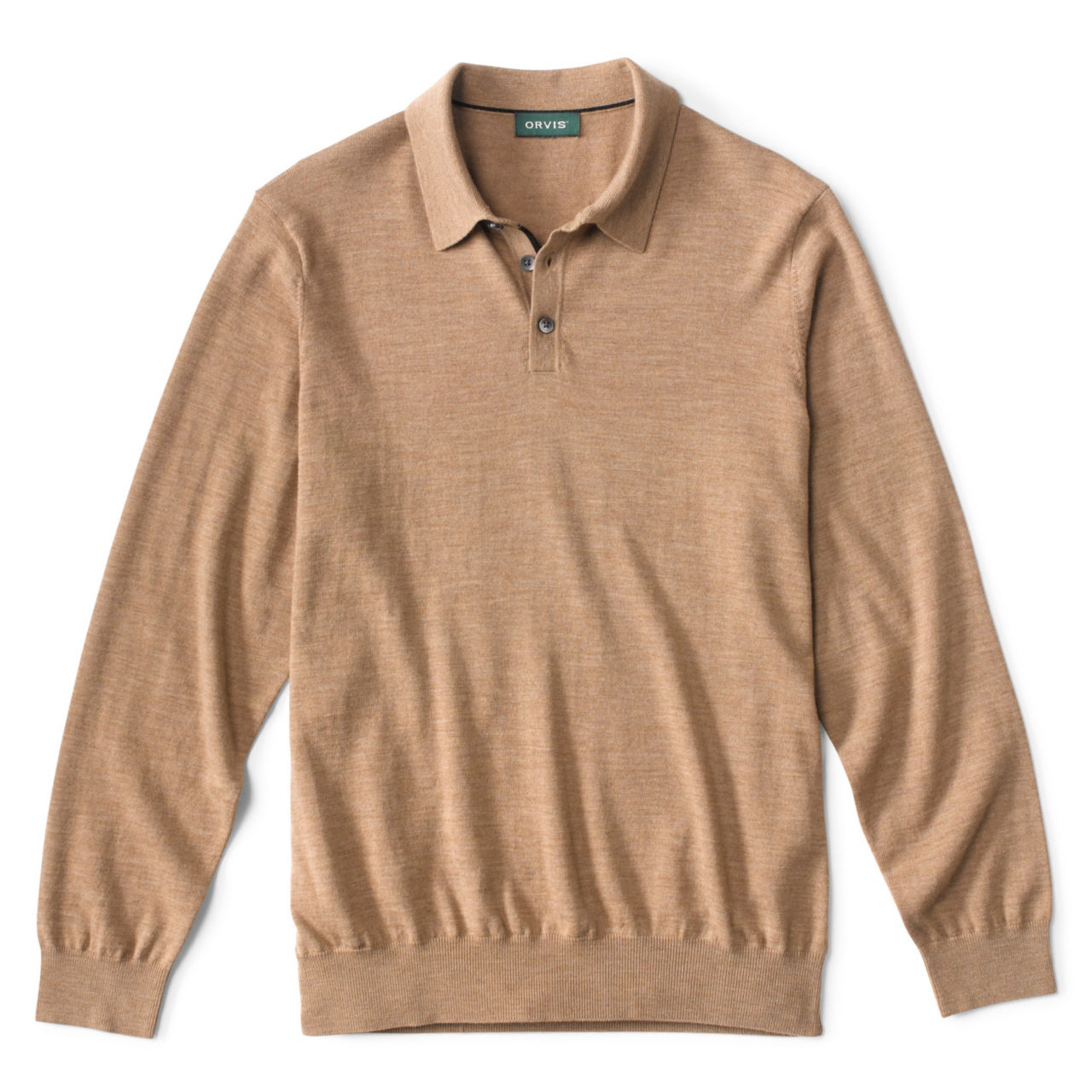 Merino Collared Sweater - CAMEL image number 0