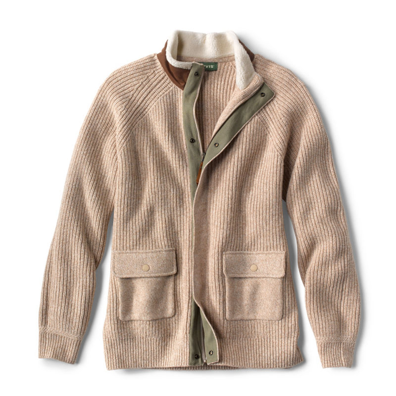 Stowe FullZip Lambswool Sweater Orvis