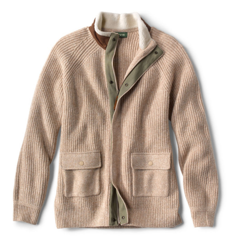 Stowe Full-Zip Sweater - NATURAL image number 0