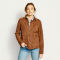 Suede Overshirt - TOBACCO image number 1