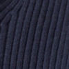 V-Neck Ribbed Sweater - BLUE MOON