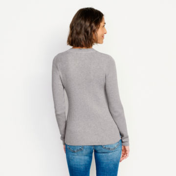 V-Neck Ribbed Sweater -  image number 2