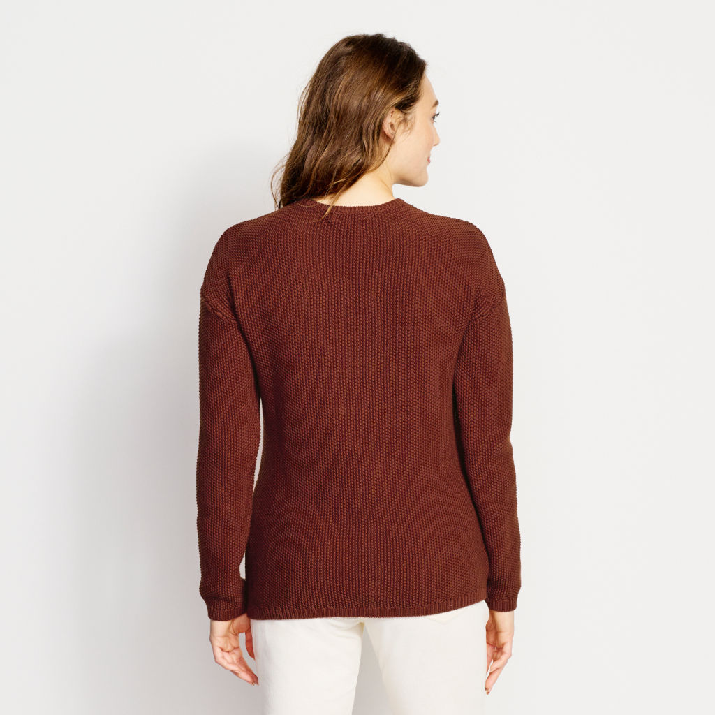 Cotton Cable Crew Sweater -  image number 3