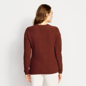 Cotton Cable Crew Sweater -  image number 2