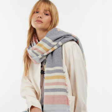 Barbour® Barmouth Striped Scarf - MULTIimage number 3