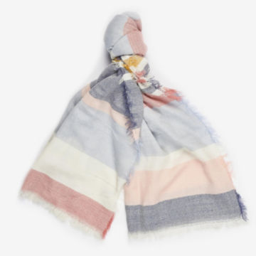 Barbour® Barmouth Striped Scarf - MULTIimage number 0