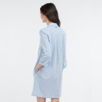 Barbour® Seaglow Dress - CHAMBRAY STRIPE image number 1