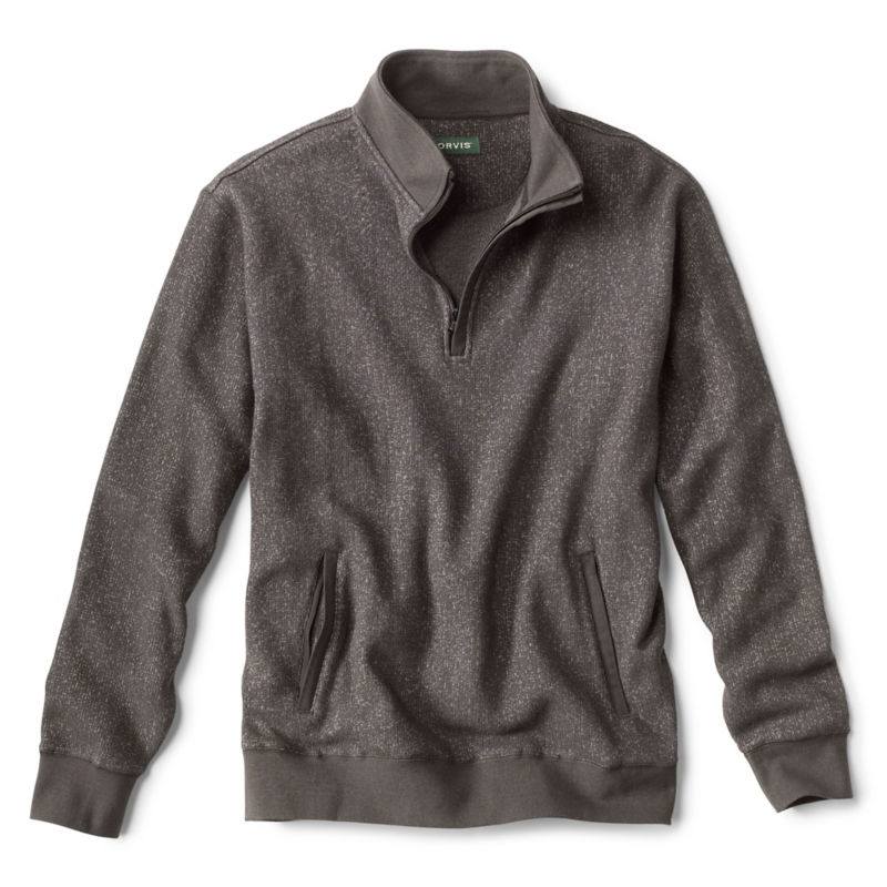 UltraSoft Quarter-Zip Brushed Cotton Sweatshirt | Orvis