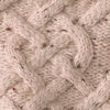 Donegal Cable Mockneck Sweater - PALE CLAY