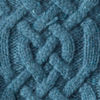 Donegal Cable Mockneck Sweater - STEEL BLUE