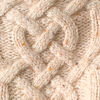 Donegal Cable Mockneck Sweater - HEATHERED OATMEAL