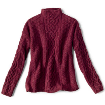 Donegal Cable Mockneck Sweater - image number 3