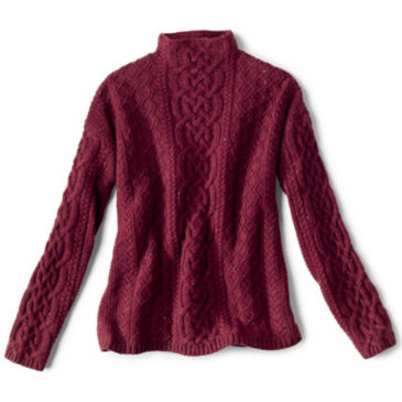 Donegal Cable Mockneck Sweater - PORT