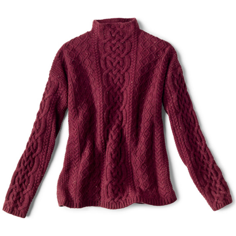 Donegal Cable Mockneck Sweater -  image number 3