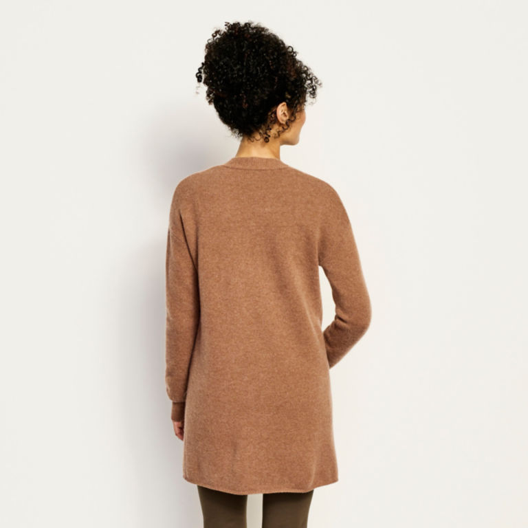 Cashmere Long Open Cardigan -  image number 2