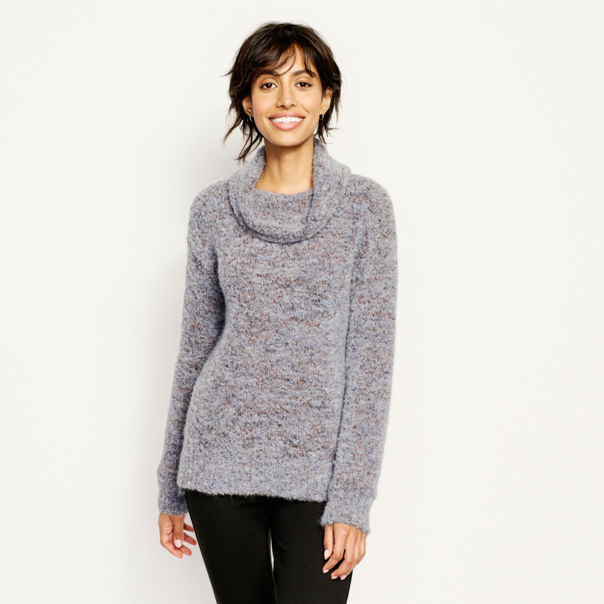 Colorful Cozy Cowlneck Sweater - MULTIimage number 0