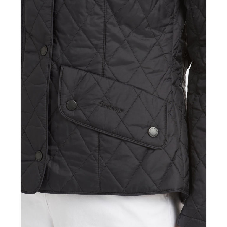 Barbour® Flyweight Cavalry Quilt - BLACK image number 5