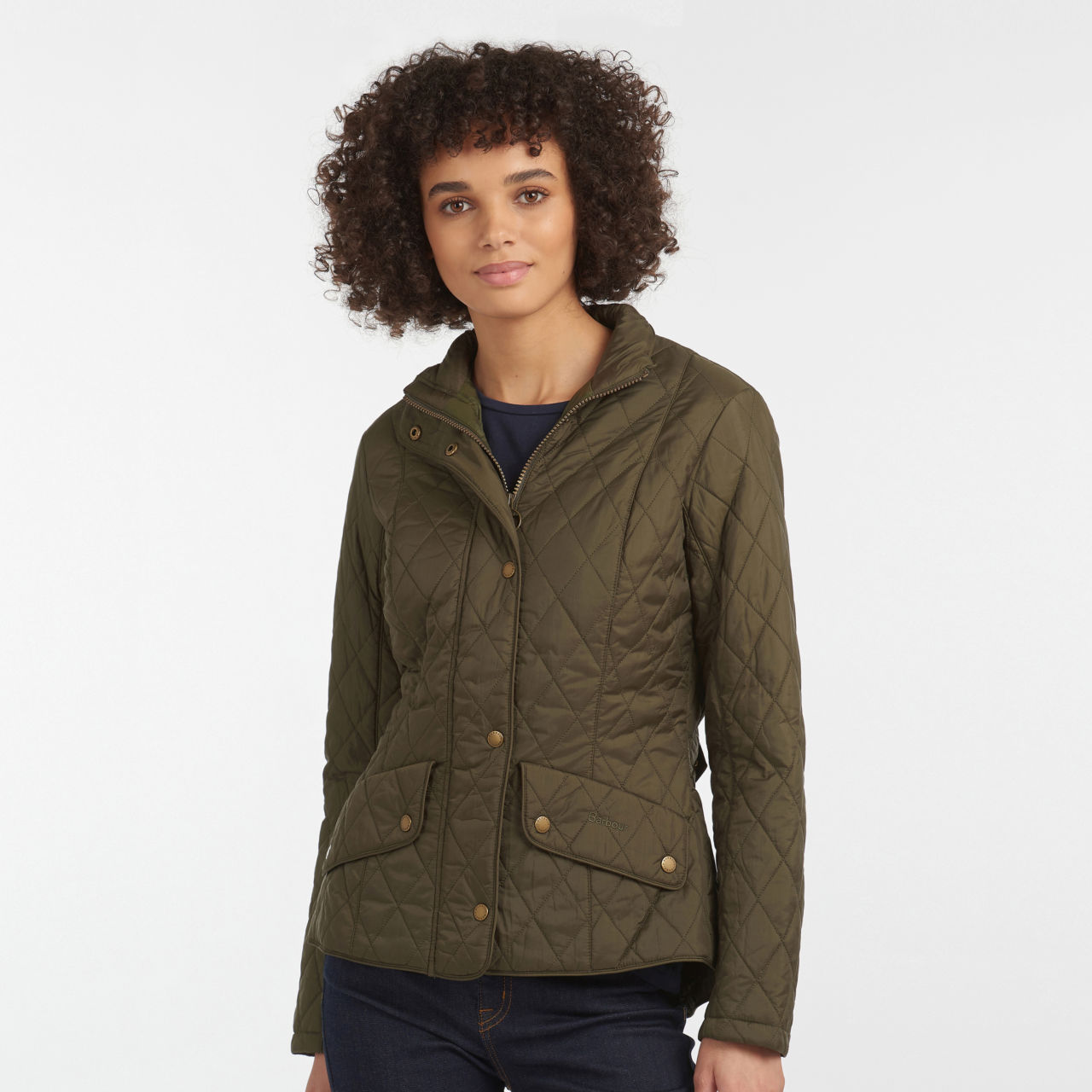 Barbour® Flyweight Cavalry Quilt - OLIVE image number 0