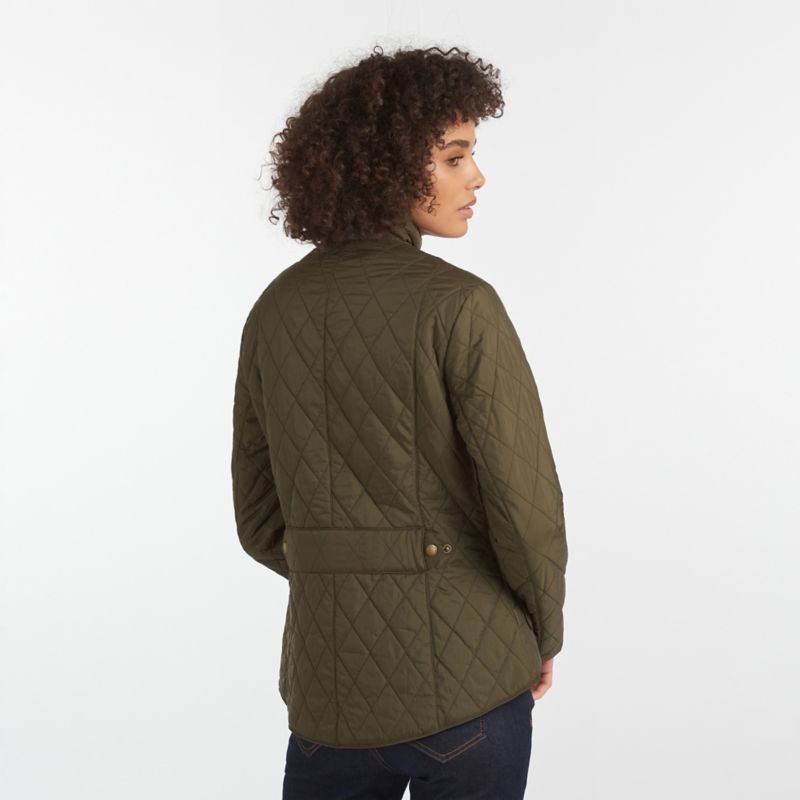 Barbour&reg; Flyweight Cavalry Quilt - OLIVE image number 2