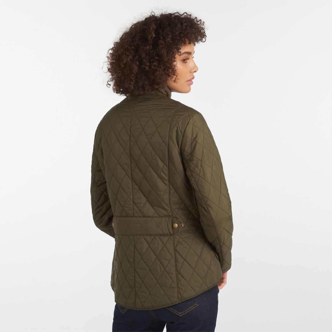 Barbour® Flyweight Cavalry Quilt - OLIVE image number 2