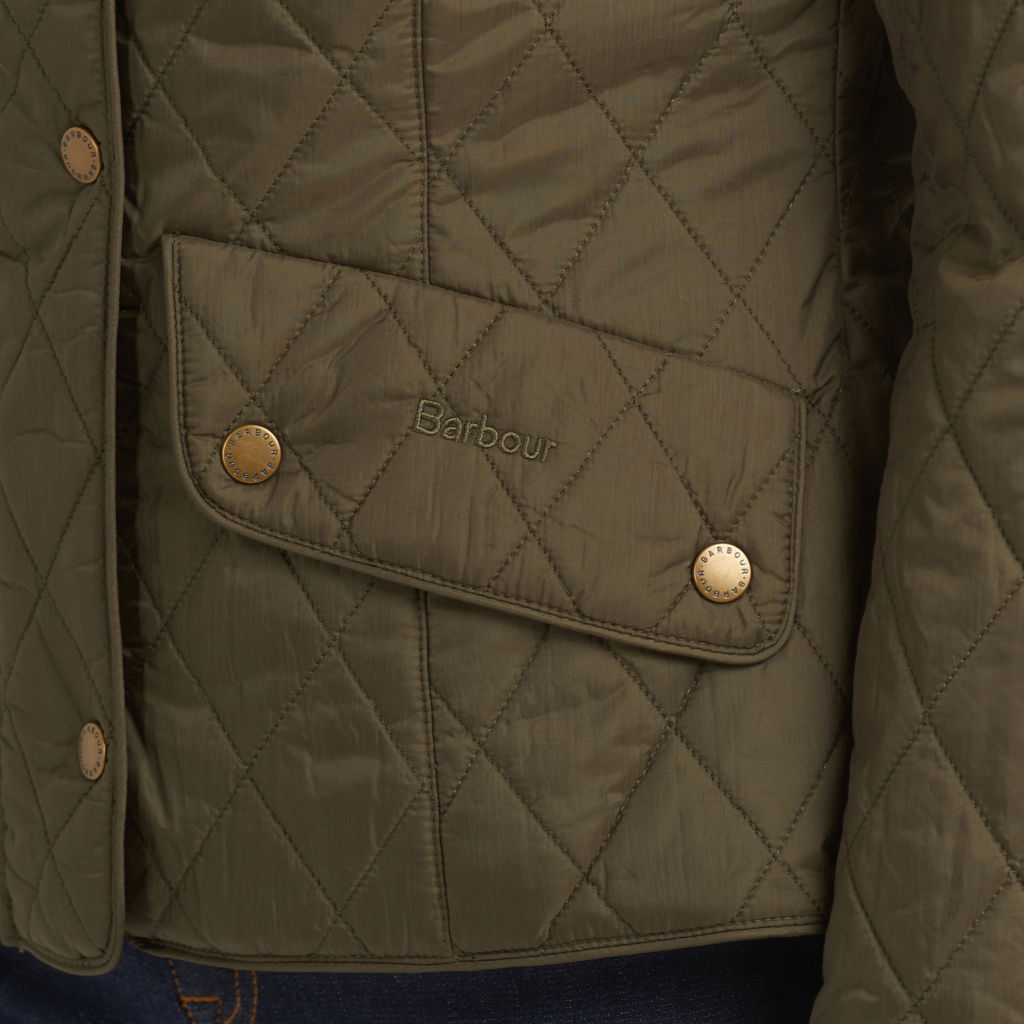 Barbour® Flyweight Cavalry Quilt - OLIVE image number 5